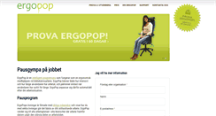 Desktop Screenshot of ergopop.com